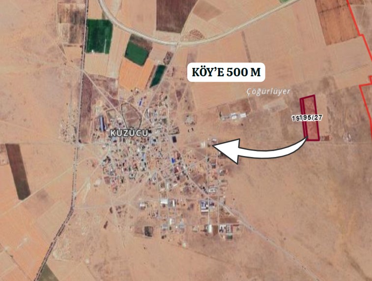KONYA ÇUMRA KUZUCU KÖYÜ’NDE  20.014 M² VE 3.938 M²  TARLALAR SATILIKTIR - KONYA ÇUMRA fotoğraf 6